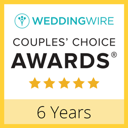 WeddingWire Couples’ Choice Awards, six years